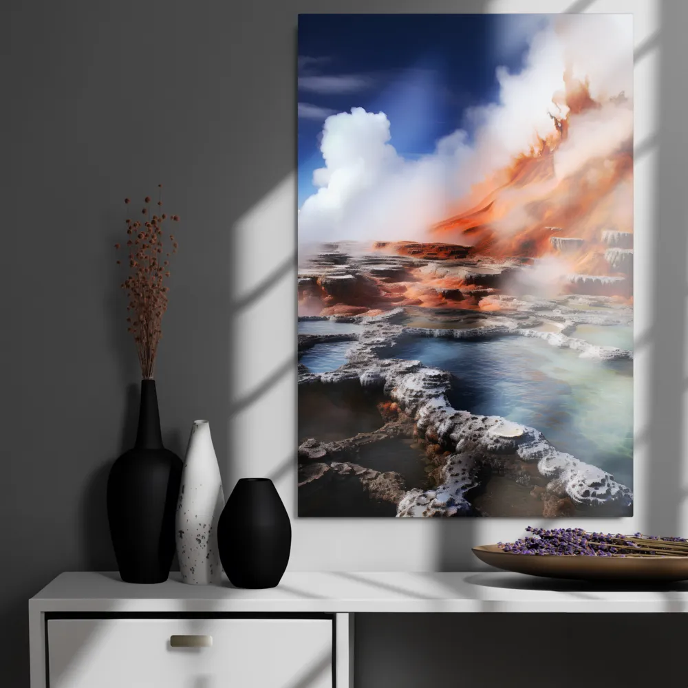 Nature's Fury: The Volcano's Expression