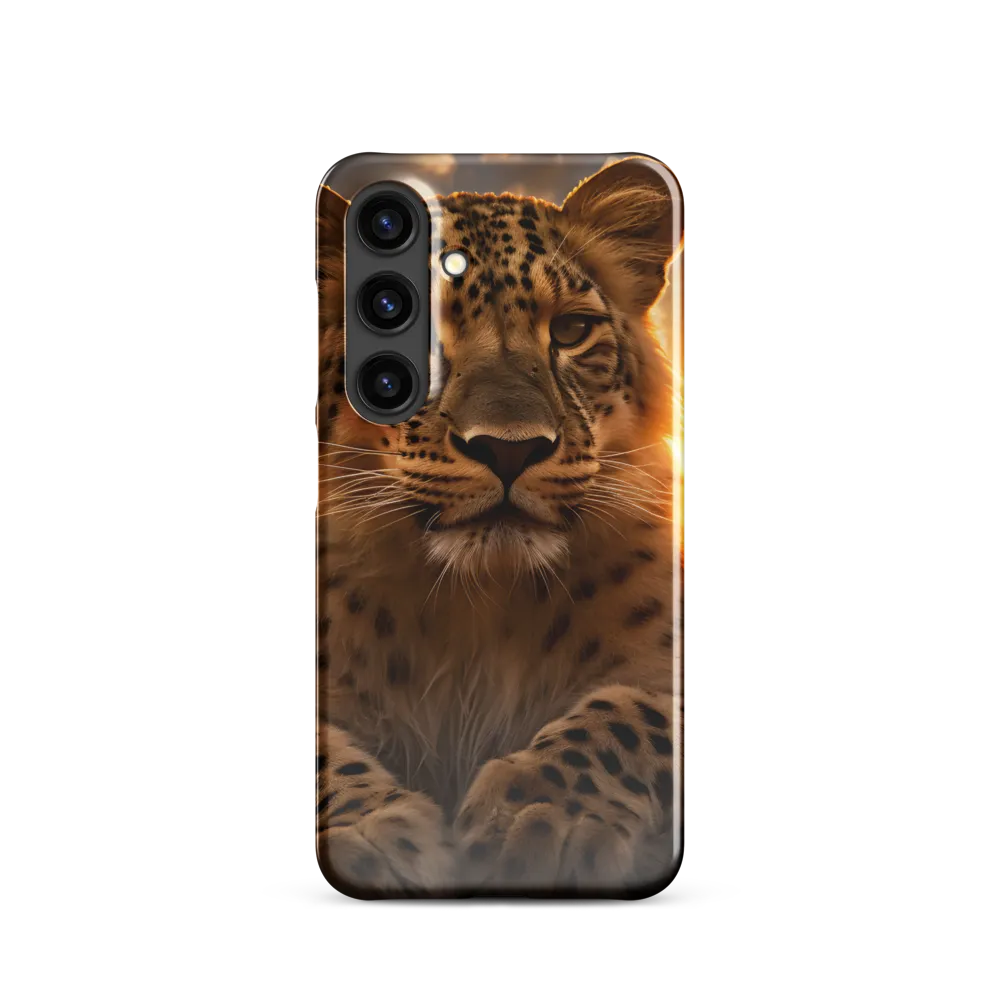 Regal Presence: The Leopard at Sunset