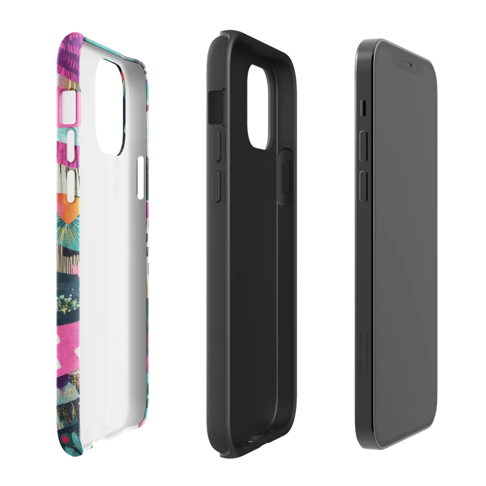 Whimsical Journey Through a Vibrant Landscape | Phone Case |  12 | Tough Case | Glossy