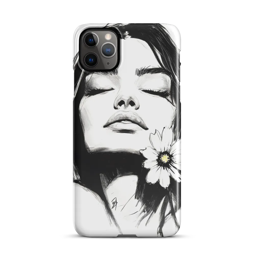 Serenity in Ink | Phone Case |  11 Pro Max | Snap Case | Glossy