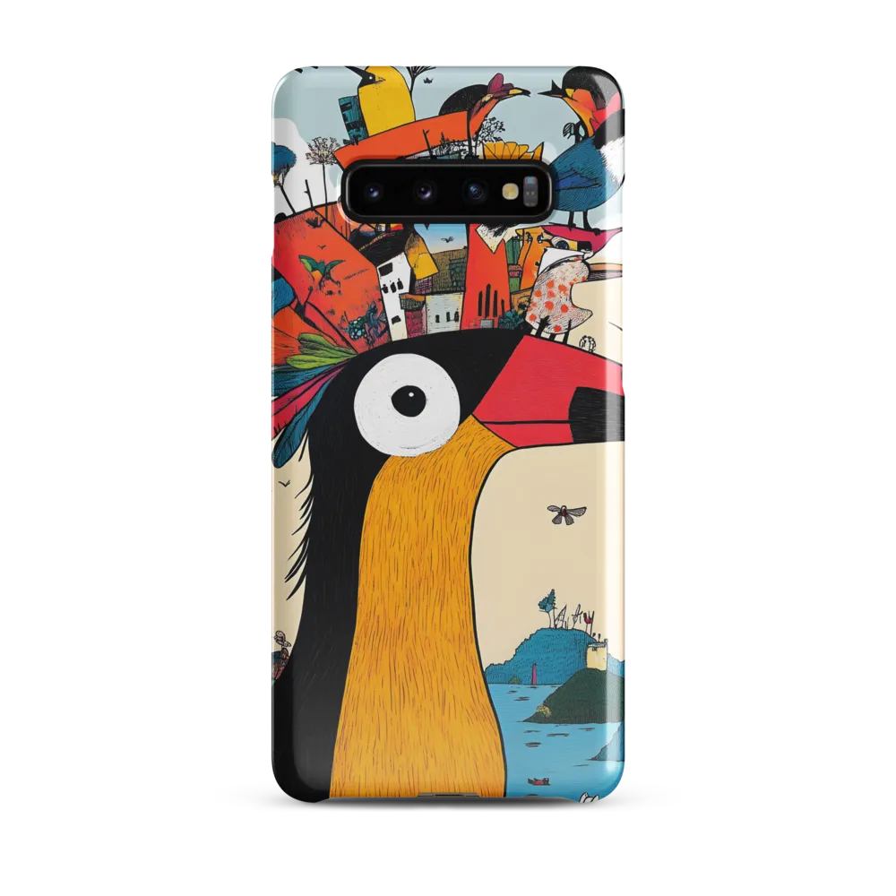 The Whimsical Birdscape | Phone Case |  S10 Plus | Snap Case | Glossy