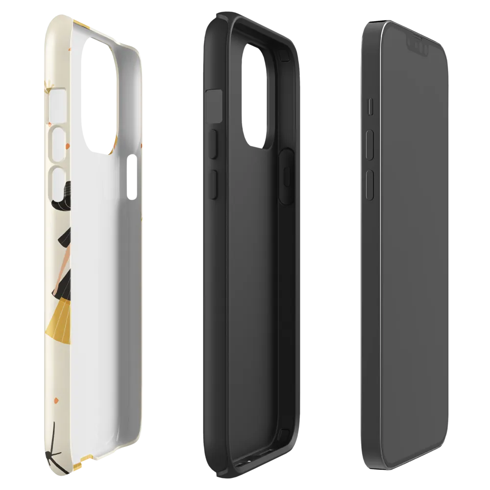 Whimsical Patterns of Nature and Femininity | Phone Case |  13 Pro Max | Tough Case | Glossy