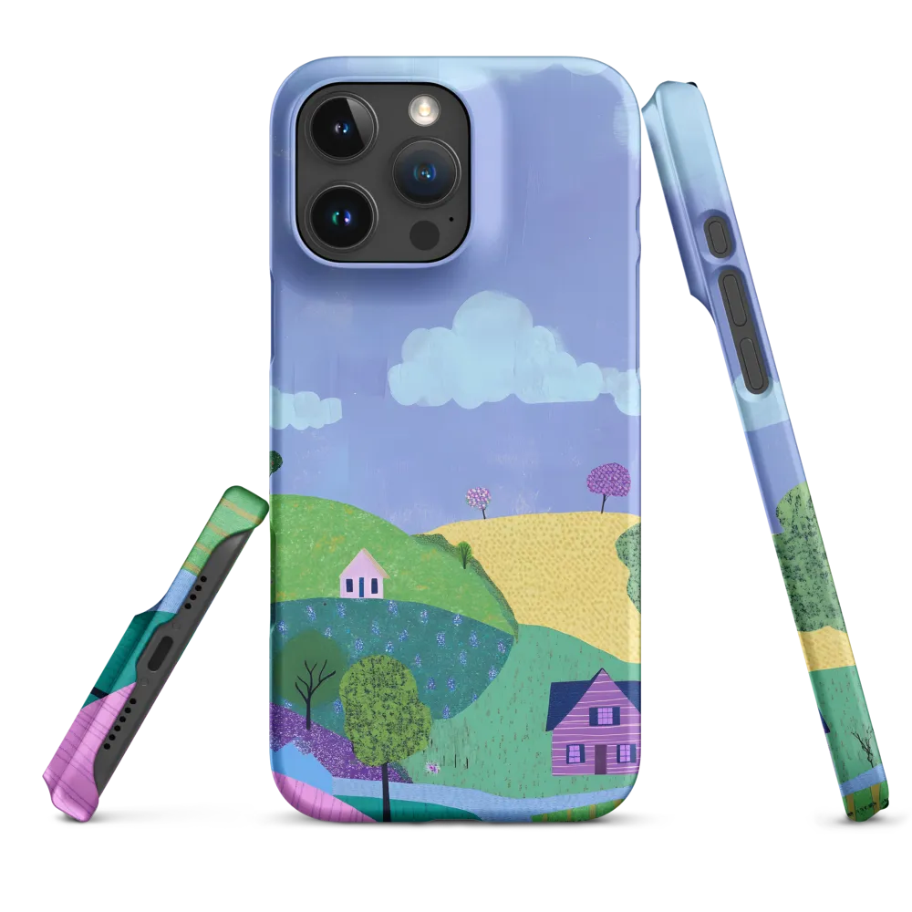 Whimsical Hills and Quaint Homes | Phone Case |  16 Pro Max | Snap Case | Matte