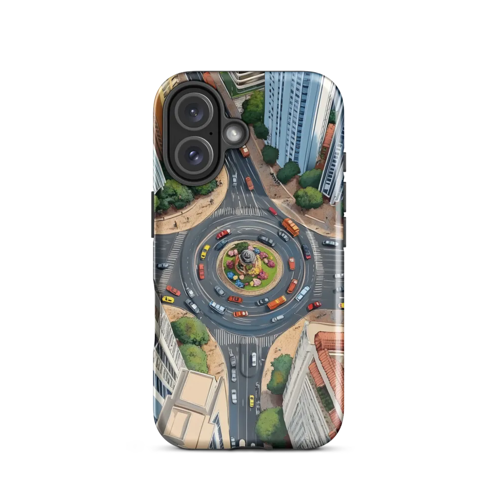 Urban Symphony: Aerial Vision of City Life