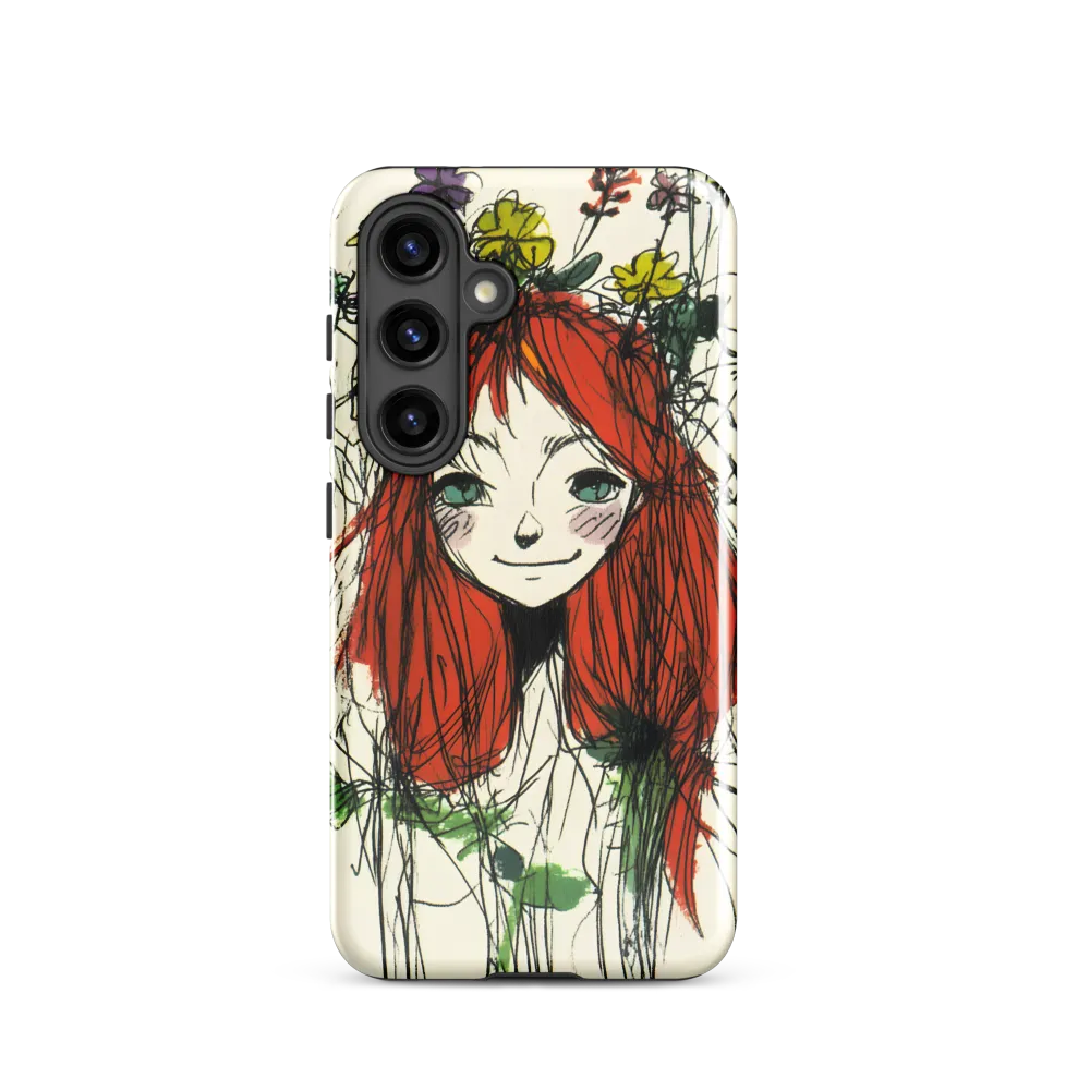 Whimsical Floral Portrait
