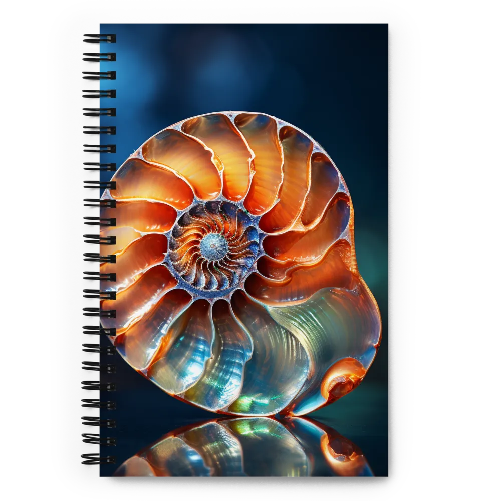 Elegance of the Nautilus Shell | Spiral Notebook