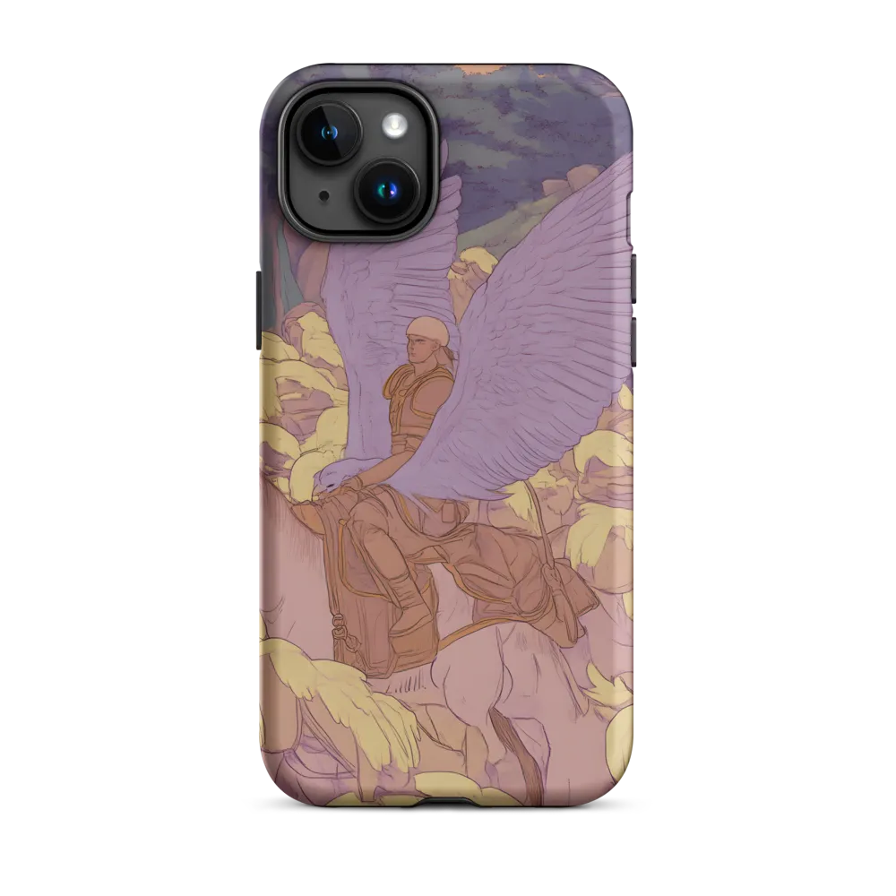 The Winged Guardian | Phone Case |  15 Plus | Tough Case | Matte