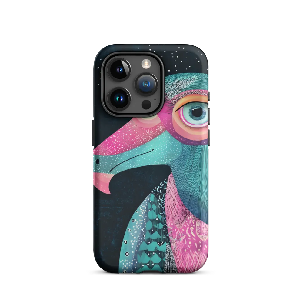 Whimsical Vulture: A Dance of Colors