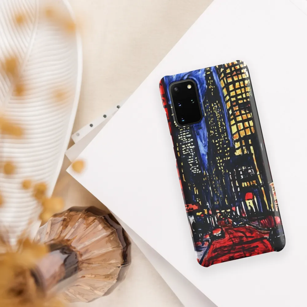Midnight Avenue in Red and Blue