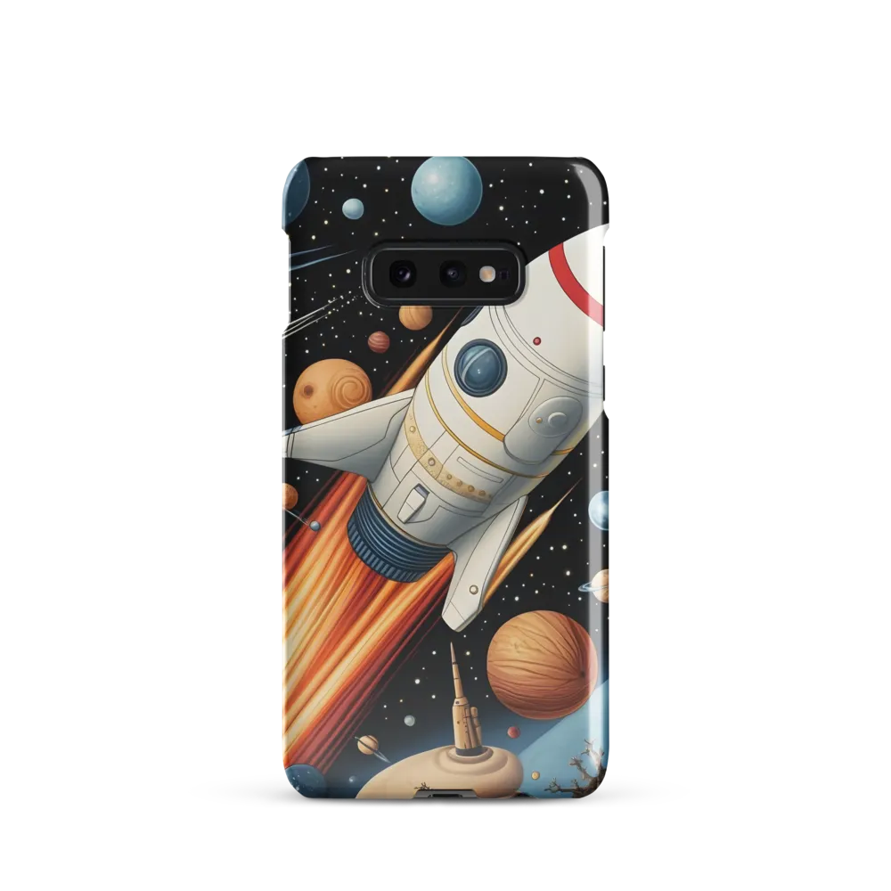 Journey Through the Cosmos | Phone Case |  S10e | Snap Case | Glossy