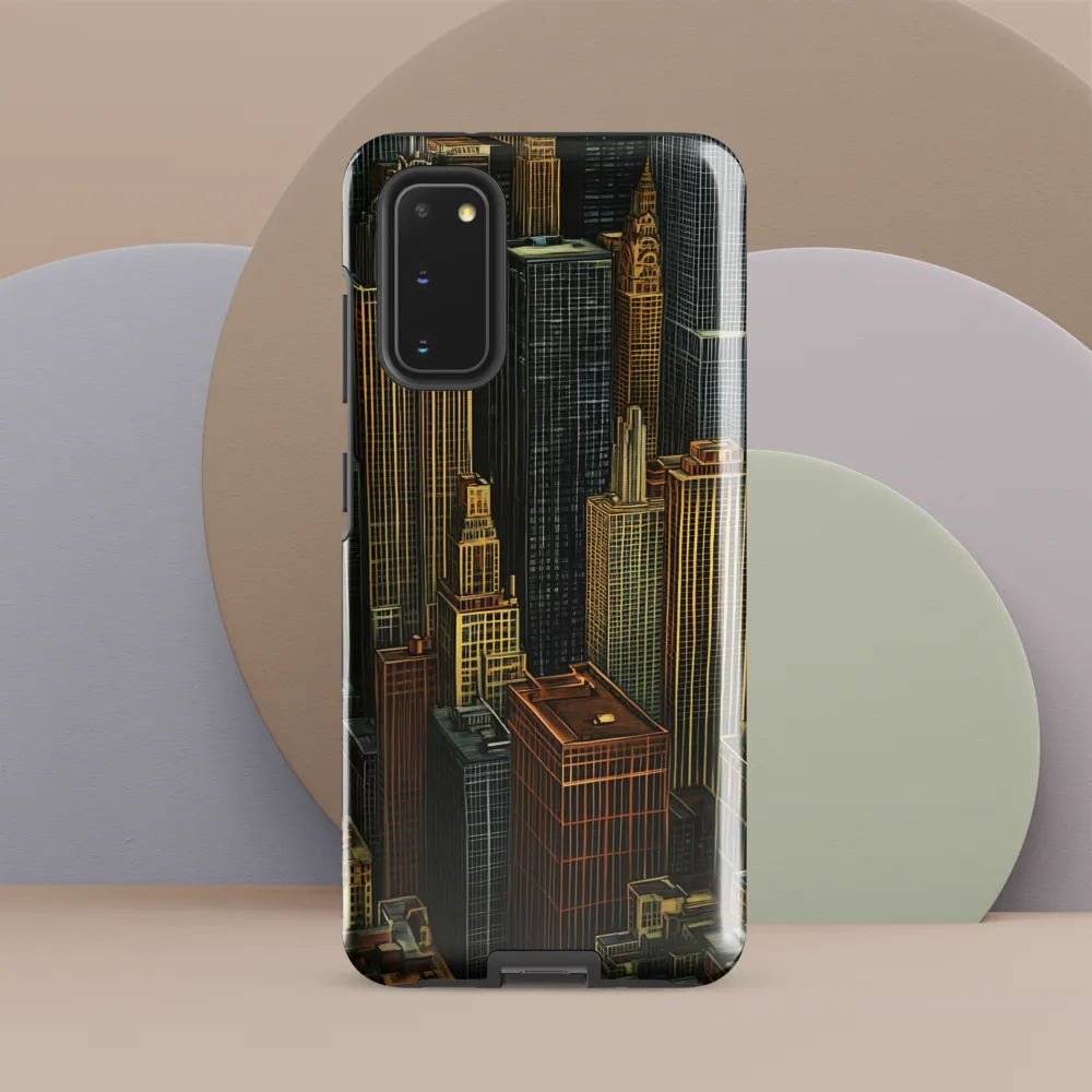 Urban Elegance: A Golden Cityscape