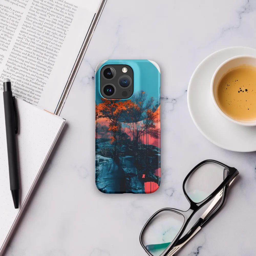Ethereal Landscapes: A Dance of Color and Form | Phone Case |  16 Pro | Snap Case | Matte
