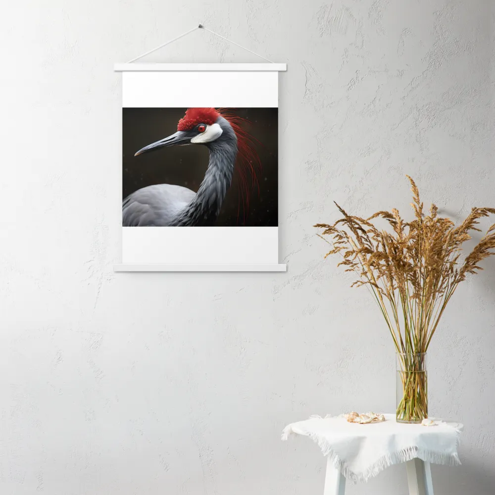 Ember-Crested Elegance | Poster With White Wood Hanger | 18″×24″