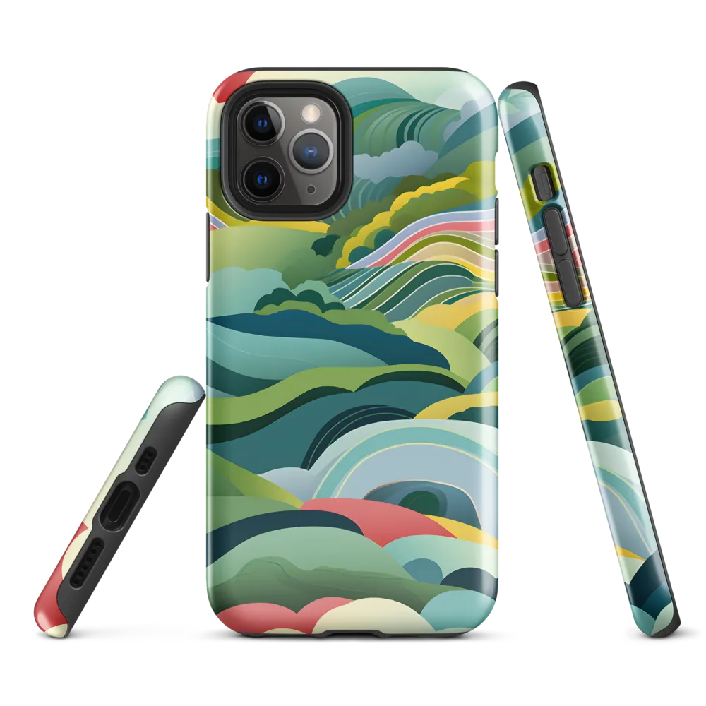 Waves of Serenity | Phone Case |  11 Pro | Tough Case | Glossy