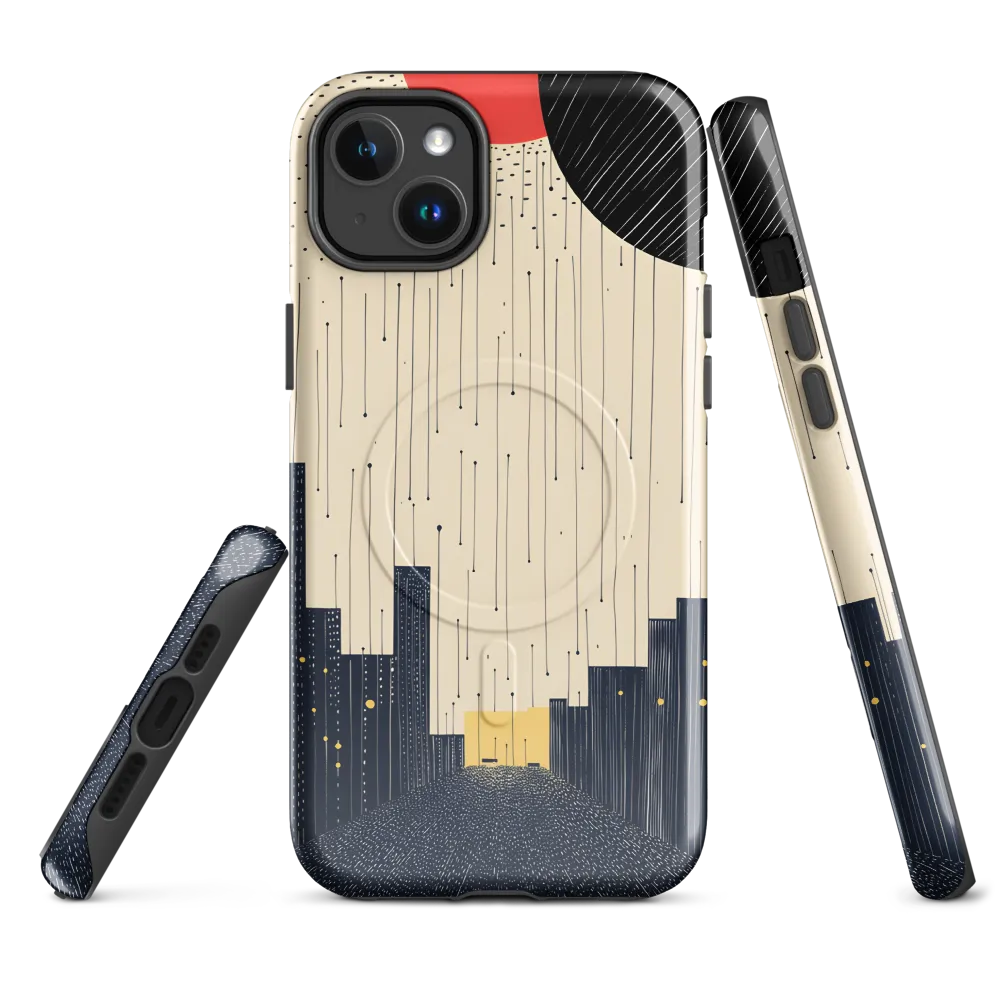 Whispers of the Urban Sky | Phone Case |  14 Plus | MagSafe® Tough Case | Glossy