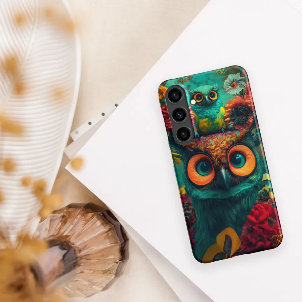 Majestic Harmony: The Floral Owl