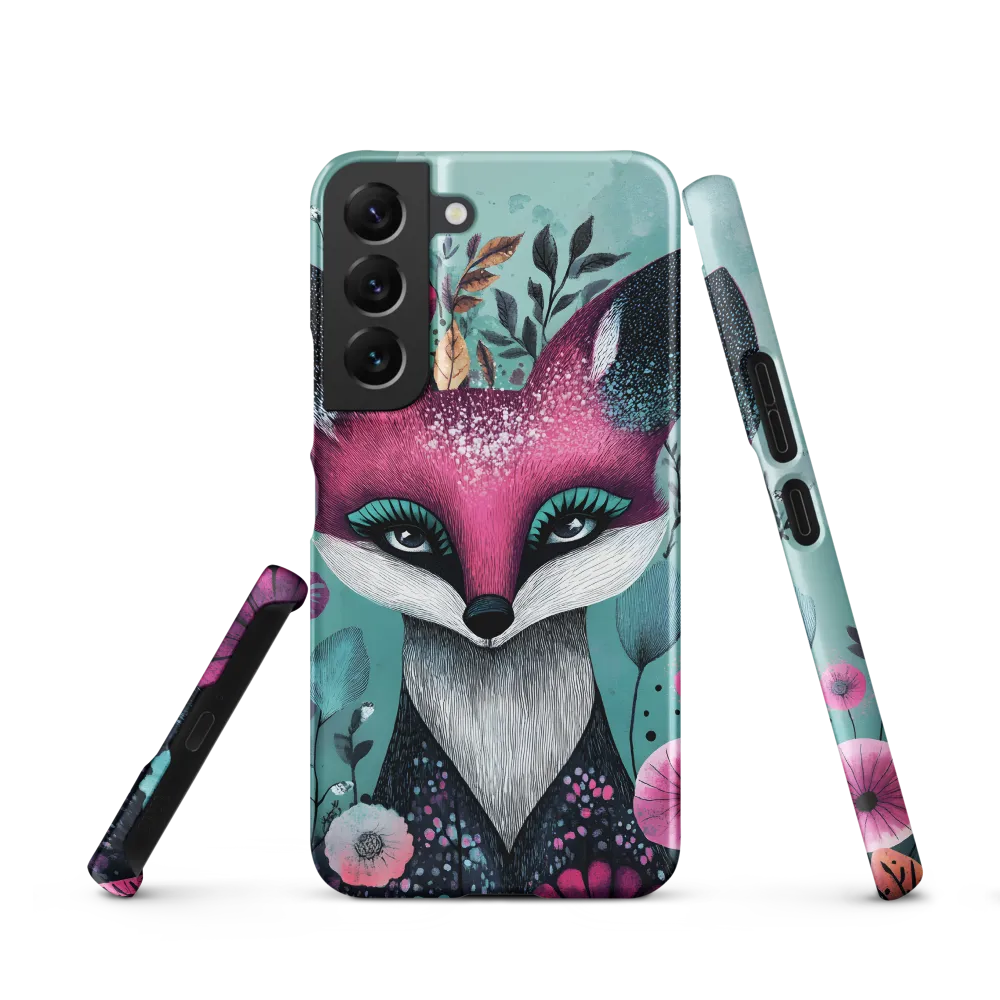 Whimsical Fox Among Blossoms | Phone Case |  S22 | Snap Case | Matte