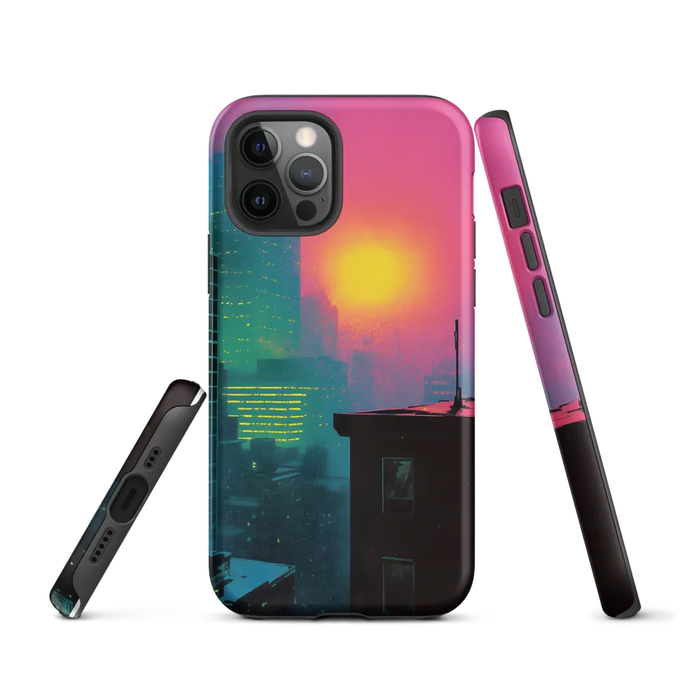Neon Horizon | Phone Case |  12 Pro | Tough Case | Matte