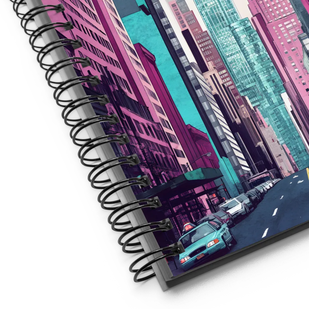 Urban Vibes: A Modern Cityscape | Spiral Notebook