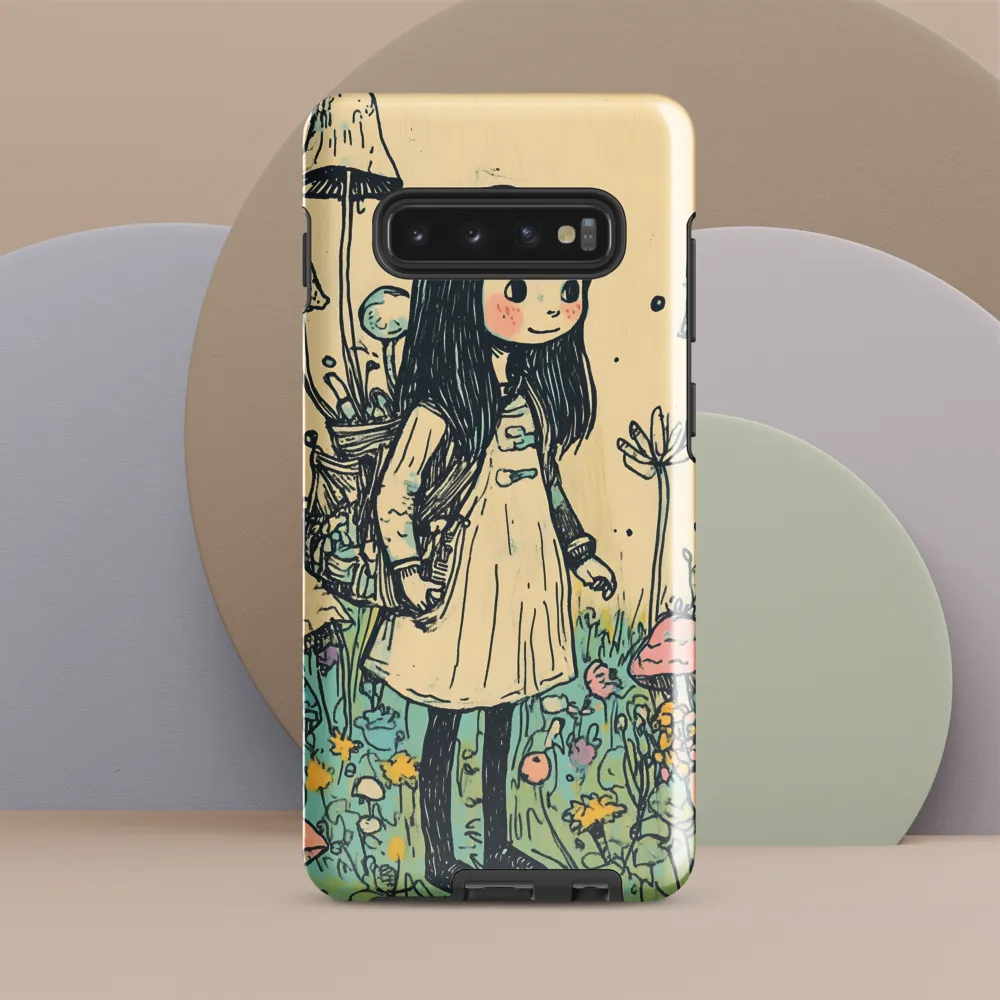 A Whimsical Journey Through a Colorful Meadow | Phone Case |  S10 Plus | Tough Case | Glossy