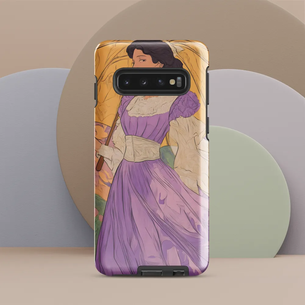 Elegance Under the Umbrella | Phone Case |  S10 | Tough Case | Glossy