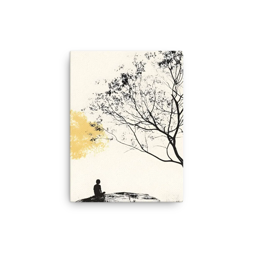 Whispers of Solitude | Thin Canvas | 9″×12″