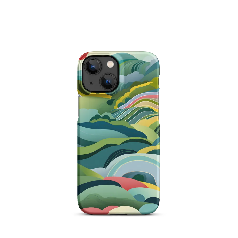 Waves of Serenity | Phone Case |  13 Mini | Snap Case | Matte