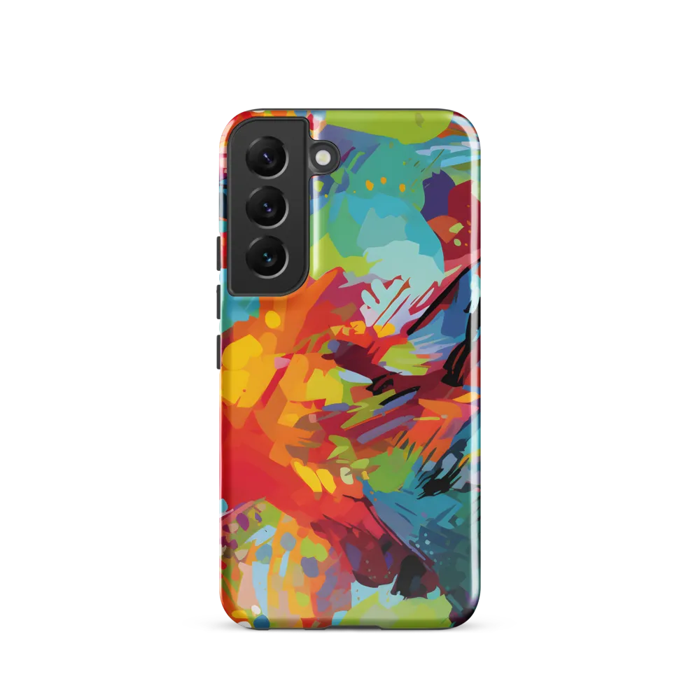 Colorful Lizard: An Abstract Adventure | Phone Case |  S22 | Tough Case | Glossy