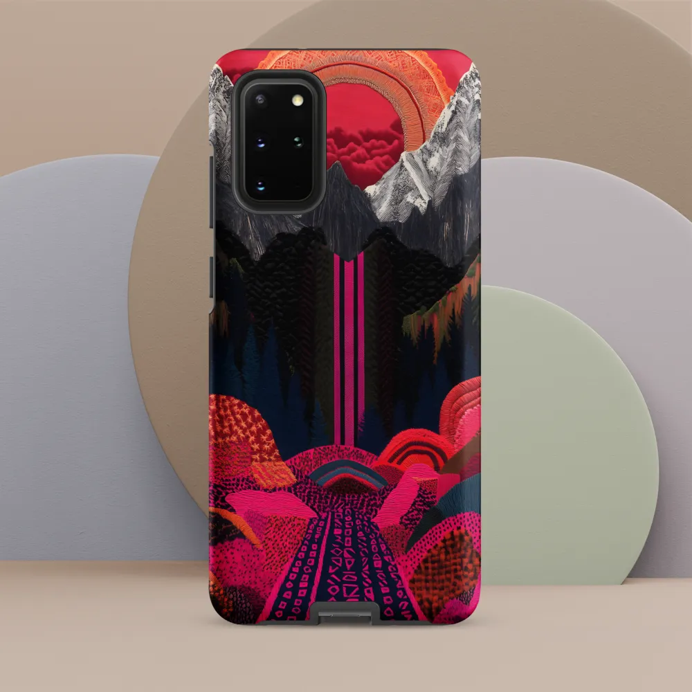 Ethereal Cascade: A Surreal Landscape