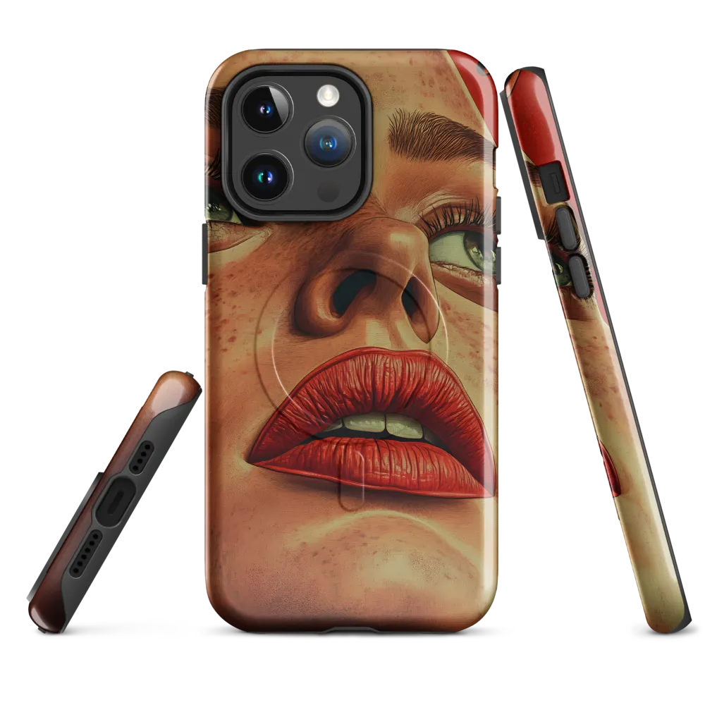 Red Intensity: A Portrait of Elegance
