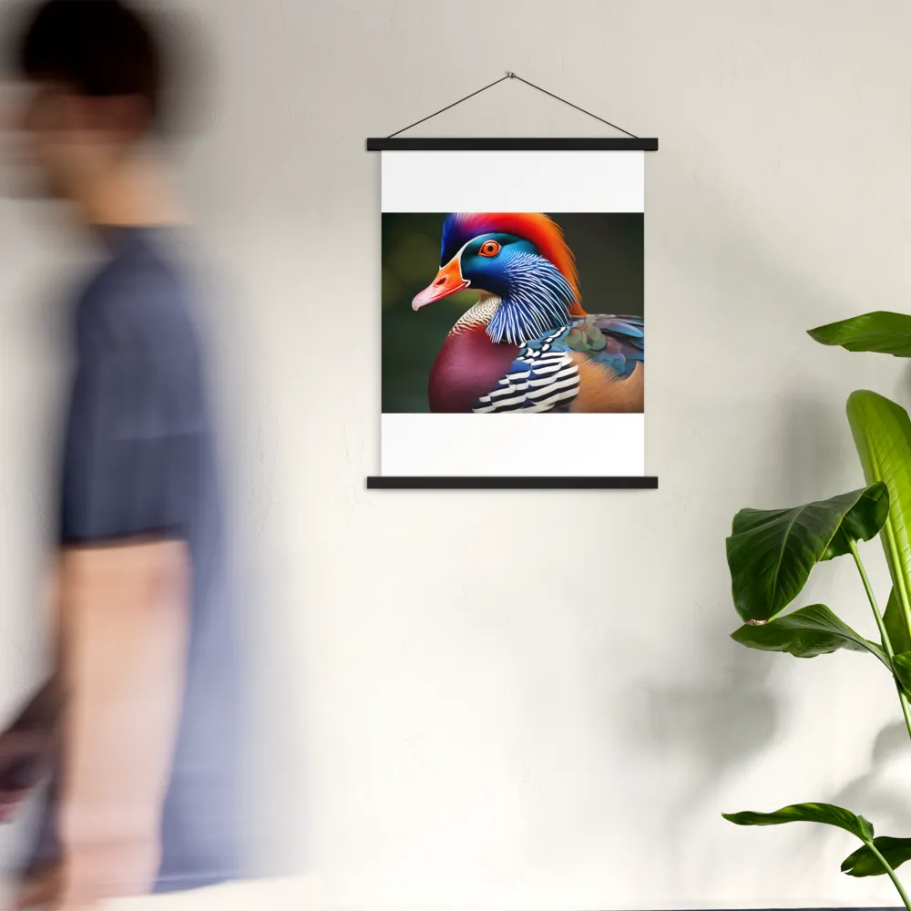 The Majestic Mandarin | Poster With Black Wood Hanger | 18″×24″