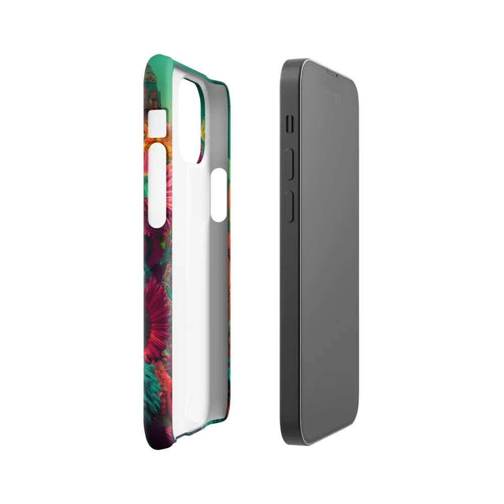 Whimsical Flora | Phone Case |  13 Mini | Snap Case | Glossy