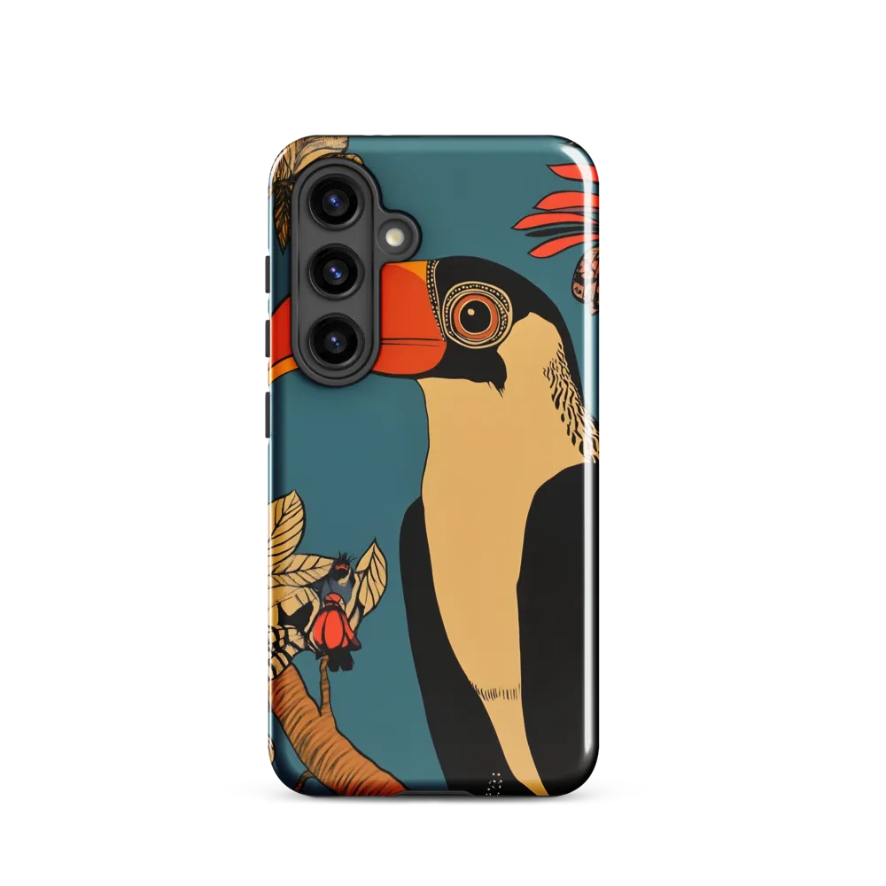 Tropical Majesty: The Toucan at Rest | Phone Case |  S24 | Tough Case | Glossy