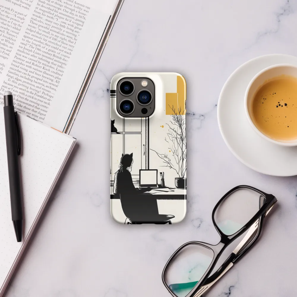 Contemplative Moments | Phone Case |  14 Pro | Snap Case | Glossy