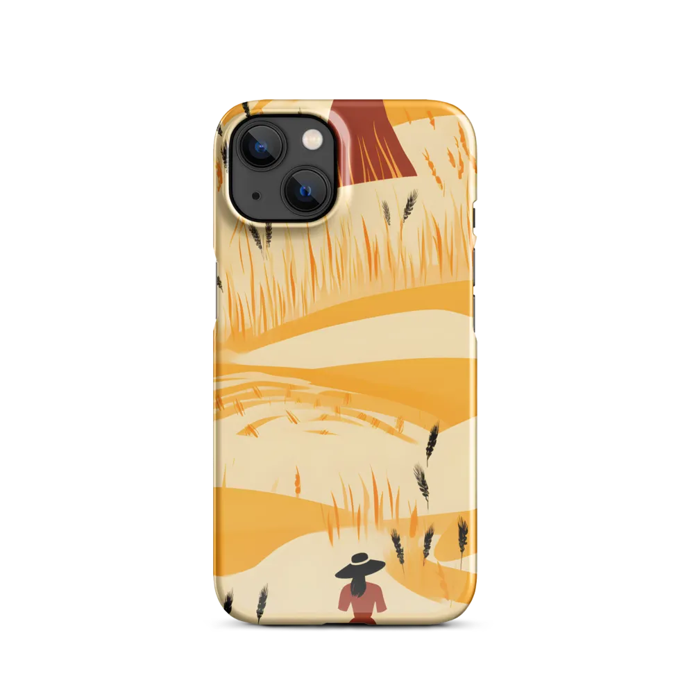 Embracing the Fields: A Floral Journey | Phone Case |  13 | Snap Case | Glossy