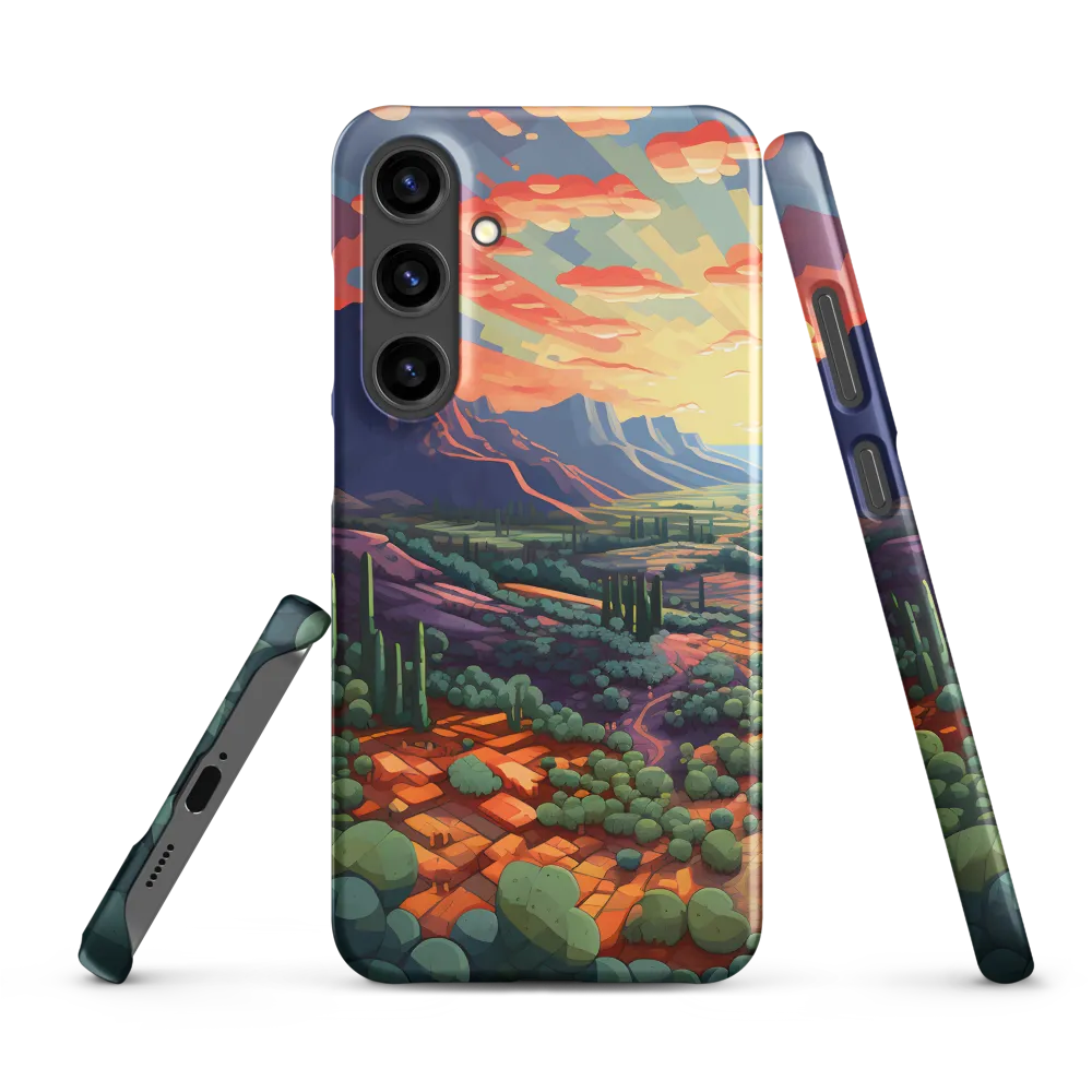 Desert Serenity at Dusk | Phone Case |  S24 Plus | Snap Case | Matte