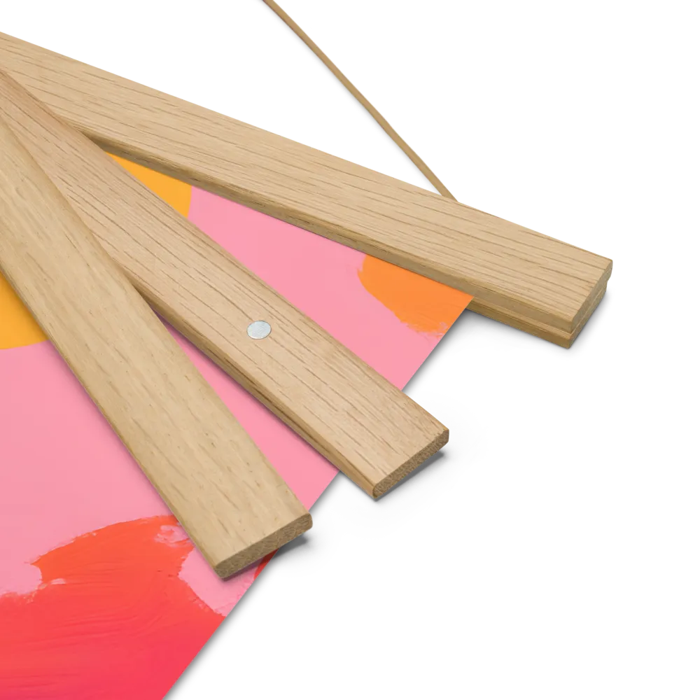 Whispers of the Sun | Poster With Oak Wood Hanger | 14″×14″