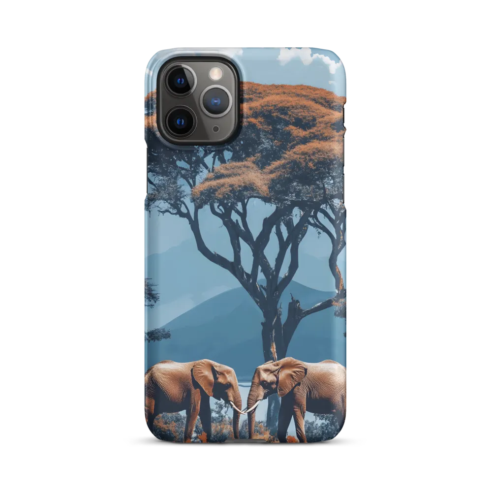Elephants Amidst Serenity