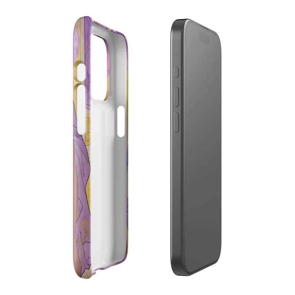 Elegance in Floral Harmony | Phone Case |  15 Pro | Snap Case | Glossy