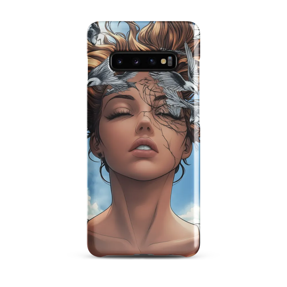 Breaking Free: The Flight of Self-Discovery | Phone Case |  S10 Plus | Snap Case | Glossy