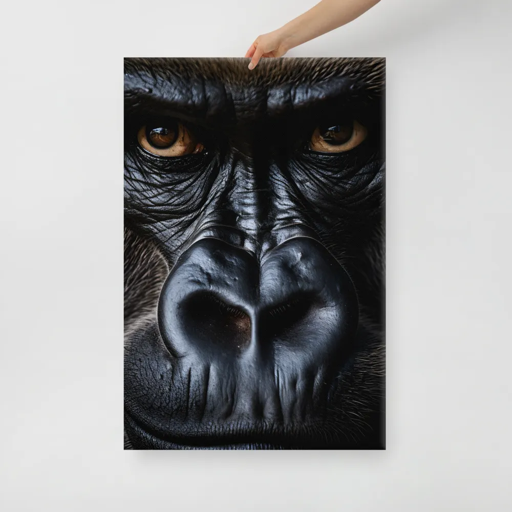 Gaze of the Wild: A Gorilla's Portrait