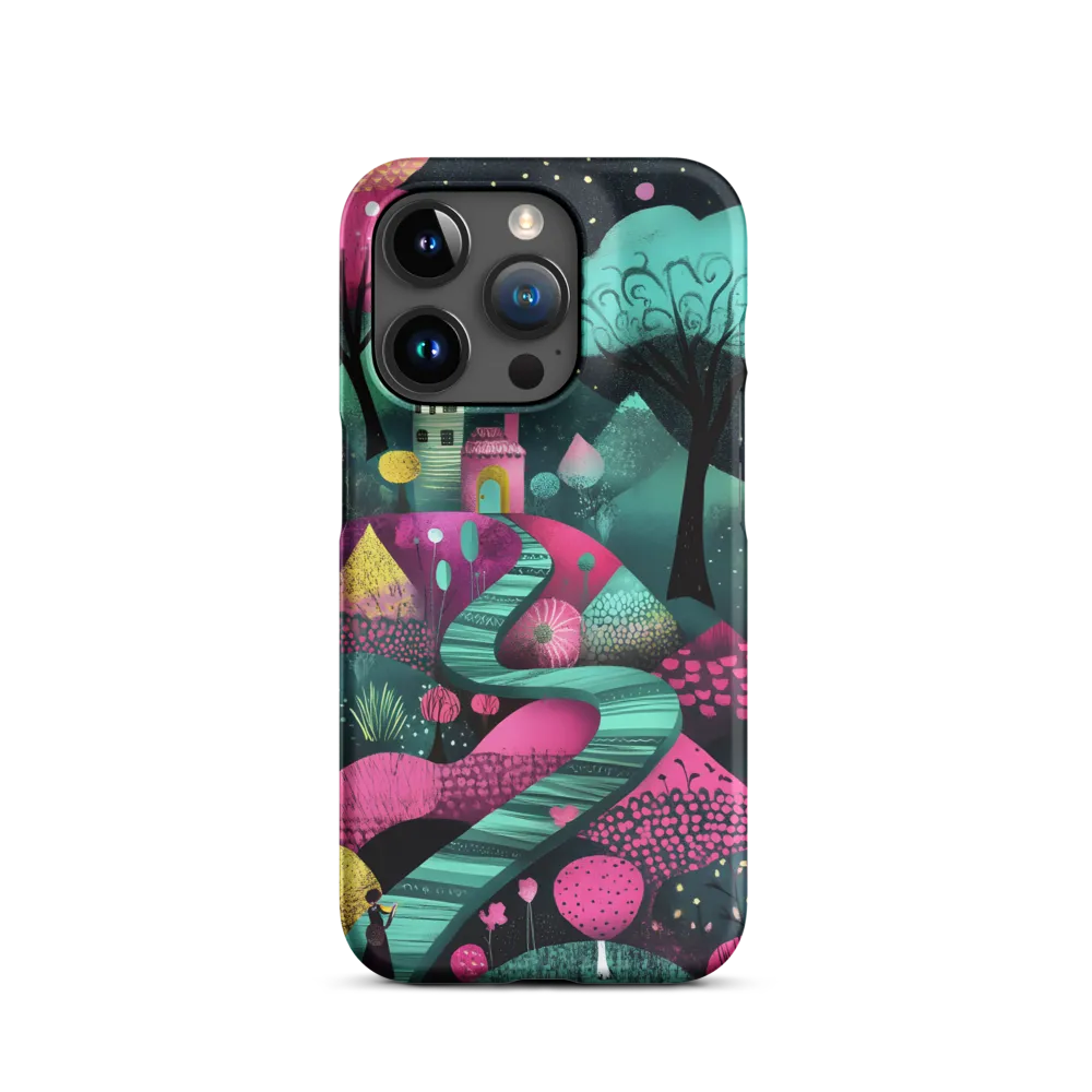 Whimsical Journey through Colorful Lands | Phone Case |  15 Pro | Snap Case | Matte