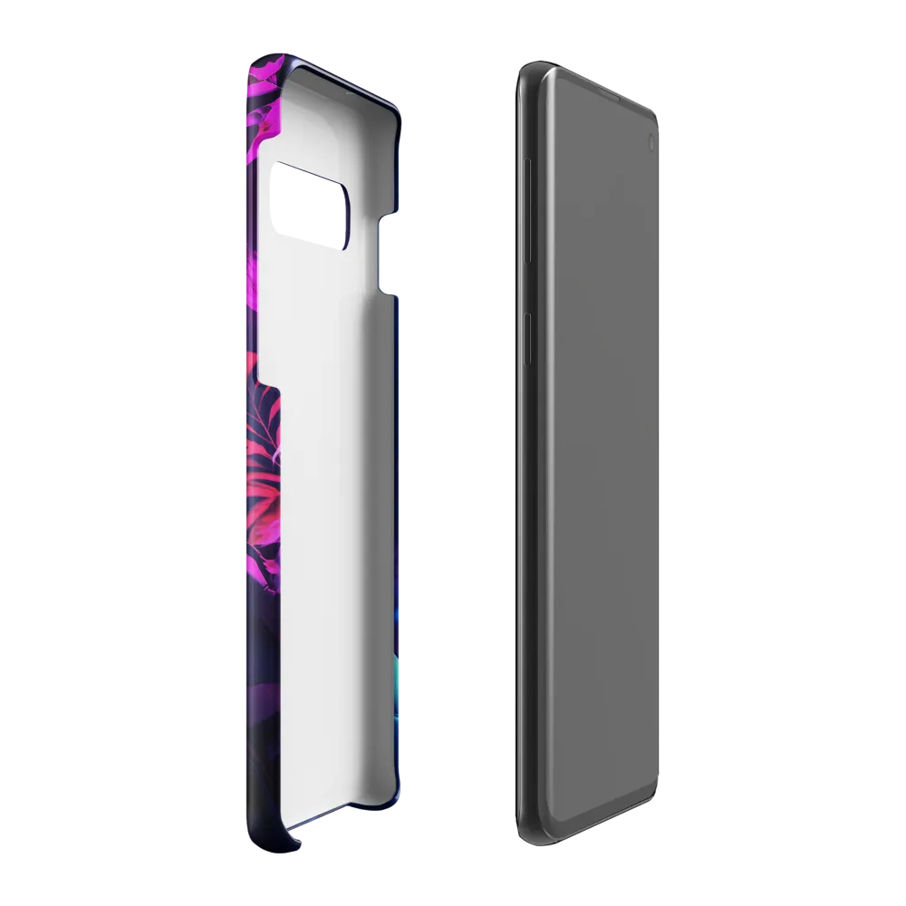 Neon Dreams: A Cyberpunk Portrait | Phone Case |  S10 Plus | Snap Case | Glossy