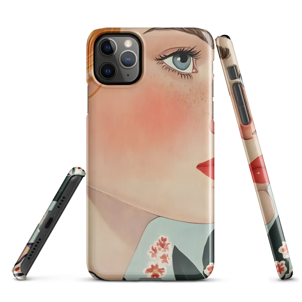 Serene Portrait of a Woman | Phone Case |  11 Pro Max | Snap Case | Glossy