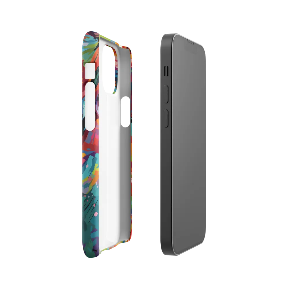 Colorful Lizard: An Abstract Adventure | Phone Case |  13 Mini | Snap Case | Glossy