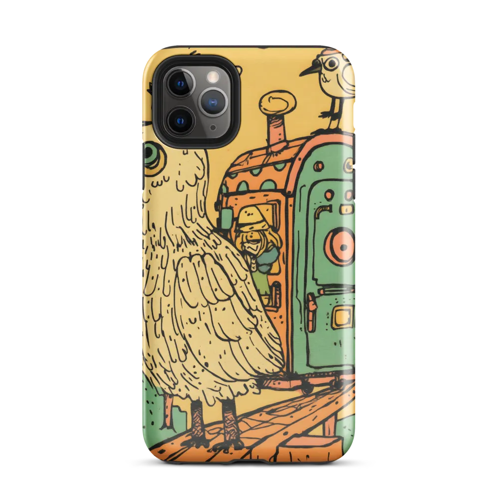 Whimsical Avian Adventure | Phone Case |  11 Pro Max | Tough Case | Glossy