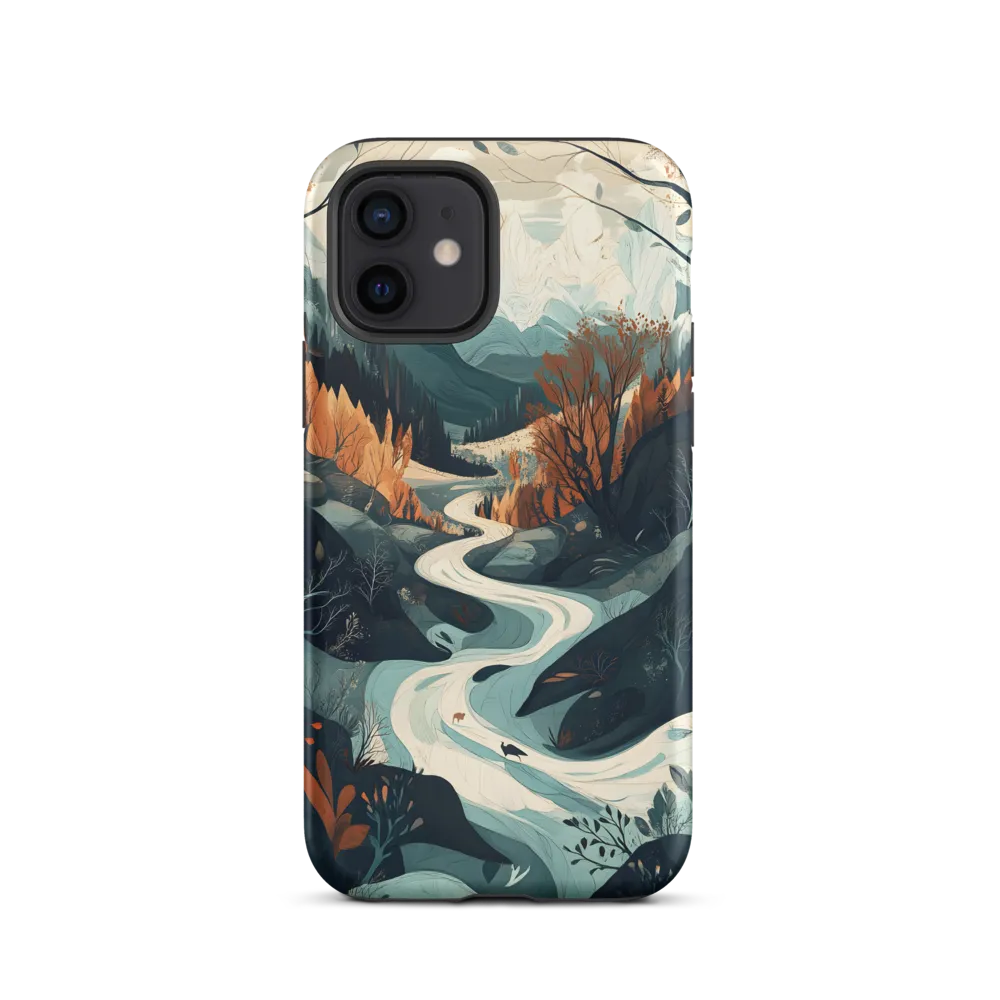 Winding Serenity: A Digital Landscape