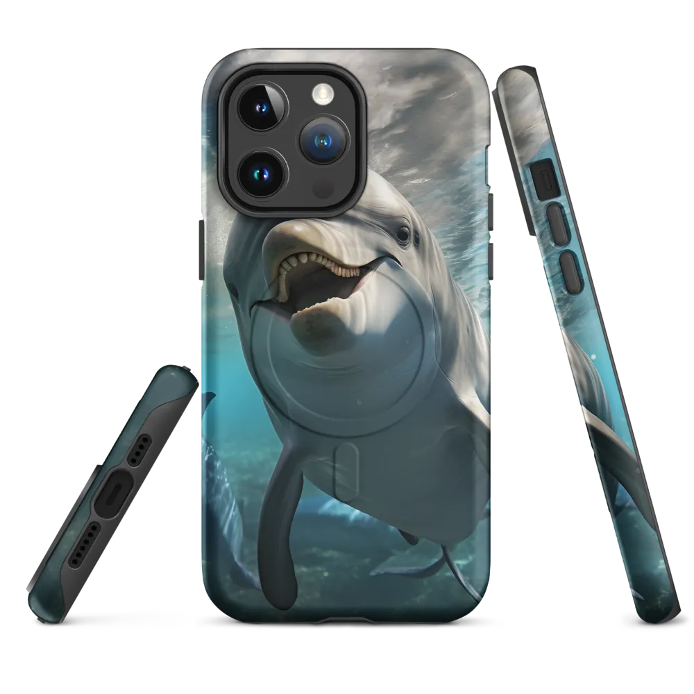Beneath the Waves: A Dolphin's Dance