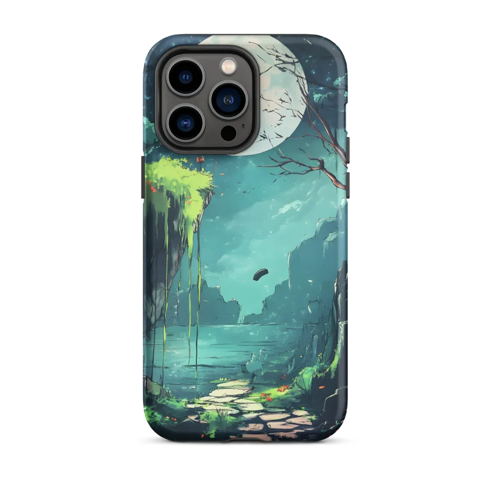 Moonlit Serenity: A Fantastical Landscape