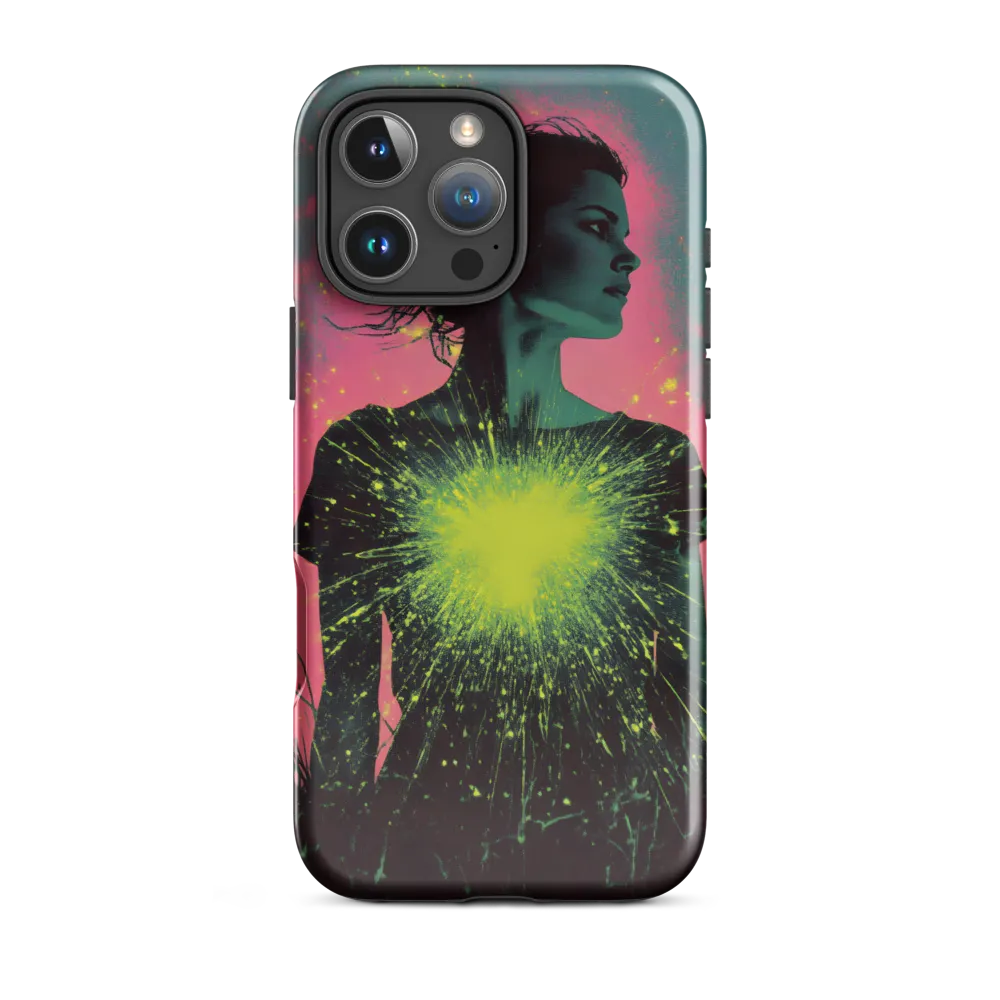 Cosmic Heart: A Surreal Portrait of Strength